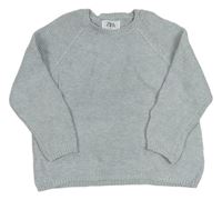 Světlemodrý pletený svetr Zara 