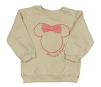 Smetanová mikina s Minnií H&M