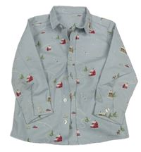 Světlemodrá košile s domečky Dunnes