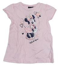 Světlerůžové tričko s Minnie zn. Disney