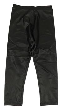 Černé koženkové legíny Matalan