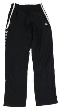 Černo-bílé funkční kalhoty s logem JAKO