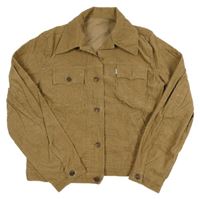 Hnědá manšestrová bunda s límečkem Levi´s