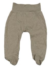 Kávové melírované polodupky s medvídkem Topomini