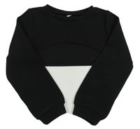 Černé vzorované bolérko 