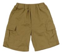 Hnědé cargo kraťasy 