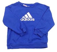 Modrá mikina s logem Adidas