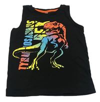 Černé tílko s dinosaurem Dopodopo