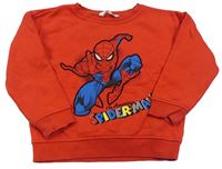 Červená mikina se Spidermanem M&S