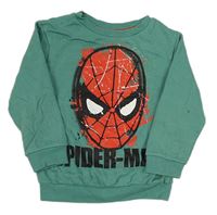Zelená mikina se Spidermanem George