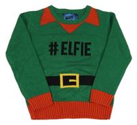 Zelený svetr - elf zn. Bluezoo