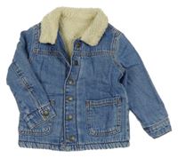 Modrá riflová zateplená bunda Nutmeg