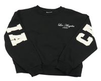 Černá mikina s nápisem Matalan