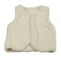 Béžová kožešinová podšitá vesta Zeeman