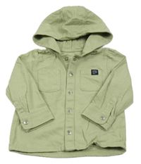 Světlezelená riflová bunda s kapucí F&F