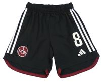 Černé fotbalové funkční kraťasy s číslem - 1. FC Norimberk Adidas