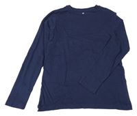Tmavomodré triko H&M