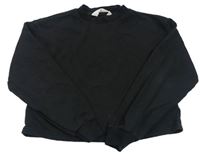 Černá crop mikina zn. H&M