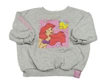 Šedá melírovaná mikina s Ariel Next