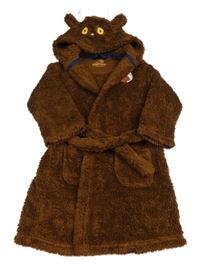 Hnědý chlupatý župan s kapucí - Gruffalo M&S