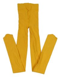 Hořčicové punčocháče H&M
