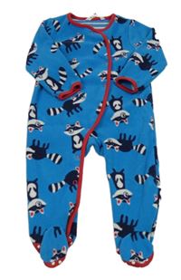 Modrý fleecový overal s medvědy John Lewis