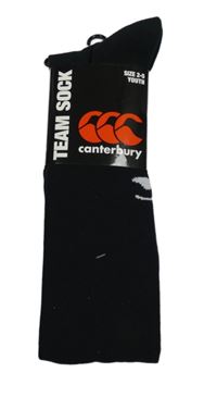 Nové - černé podkolenky s logem Canterbury