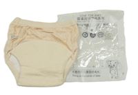 Nové - pudrové vzorované tréninkové kalhotky 