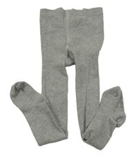 Šedé melírované punčocháče 