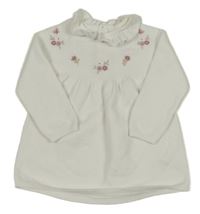 Bílé šaty s výšivkami Nutmeg