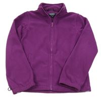Fialová fleecová funkční propínací mikina Mountain Warehouse