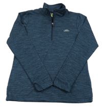 Tmavomodré melírované thermo triko s logem Trespass