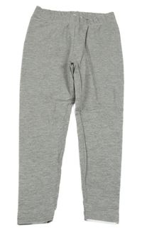 Šedé melírované legíny 