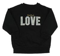 Černá mikina s nápisem F&F