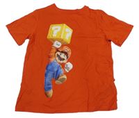 Červené tričko s Mariem 