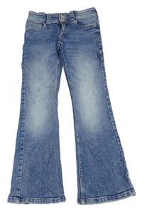 Světlemodré bootcut rifle H&M