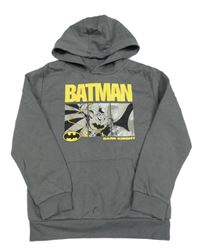 Šedá mikina s Batmanem a kapucí Primark