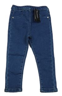 Nové - Tmavomodré džegíny Dunnes