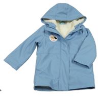 Světlemodrá voděodolná zateplená bunda s Mickeym a kapucí Disney