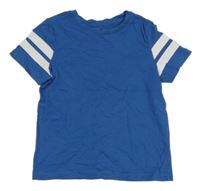 Modro-bílé tričko s pruhy C&A