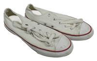 Bílé plátěnky Converse vel. 34