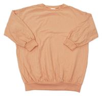 Oranžová oversize mikina Next