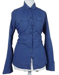 Dámská tmavomodrá vzorovaná halenka Eddie Bauer 