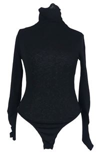 Dámské černé body s rolákem Miss Selfridge