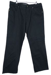 Dámské tmavomodré elastické rifle Casual Wear