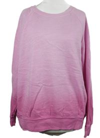 Dámská růžovo-tmavorůžová ombré mikina M&S