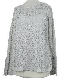 Dámské šedé krajkové triko M&S