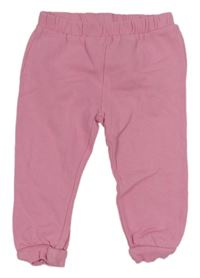 Růžové cuff tepláky Primark 