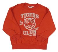 Červená mikina s tygrem M&S