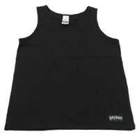 Černý crop top s nášivkou C&A